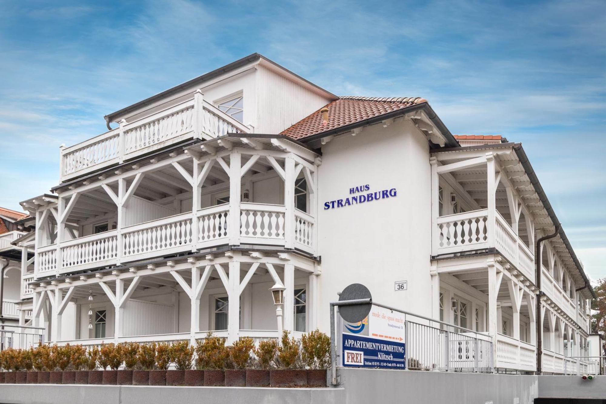 Haus Strandburg - Hinter Duene Und Meer Apartamento Binz Exterior foto